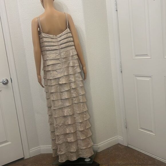 K Jordan Woman’s Dress Sz 18 Adjustable Straps Slimming Tiered India - Picture 6 of 11